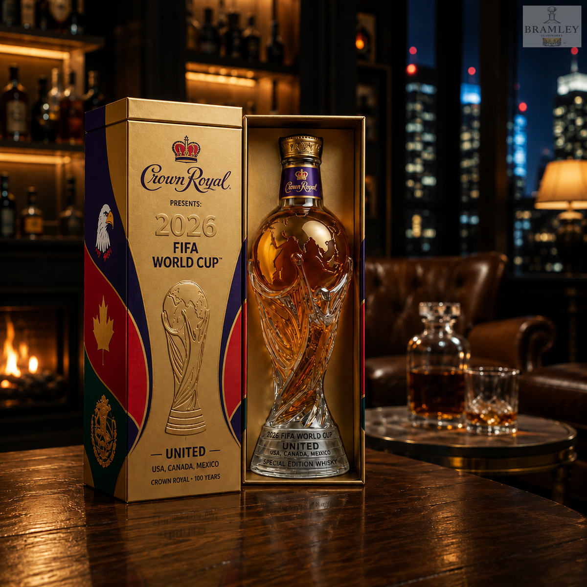 2026 World Cup Trophy Whisky Decanter