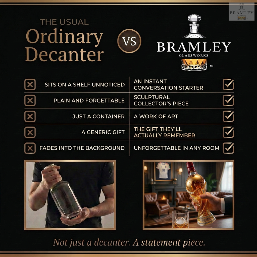 2026 World Cup Trophy Whisky Decanter