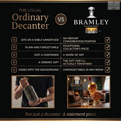 2026 World Cup Trophy Whisky Decanter