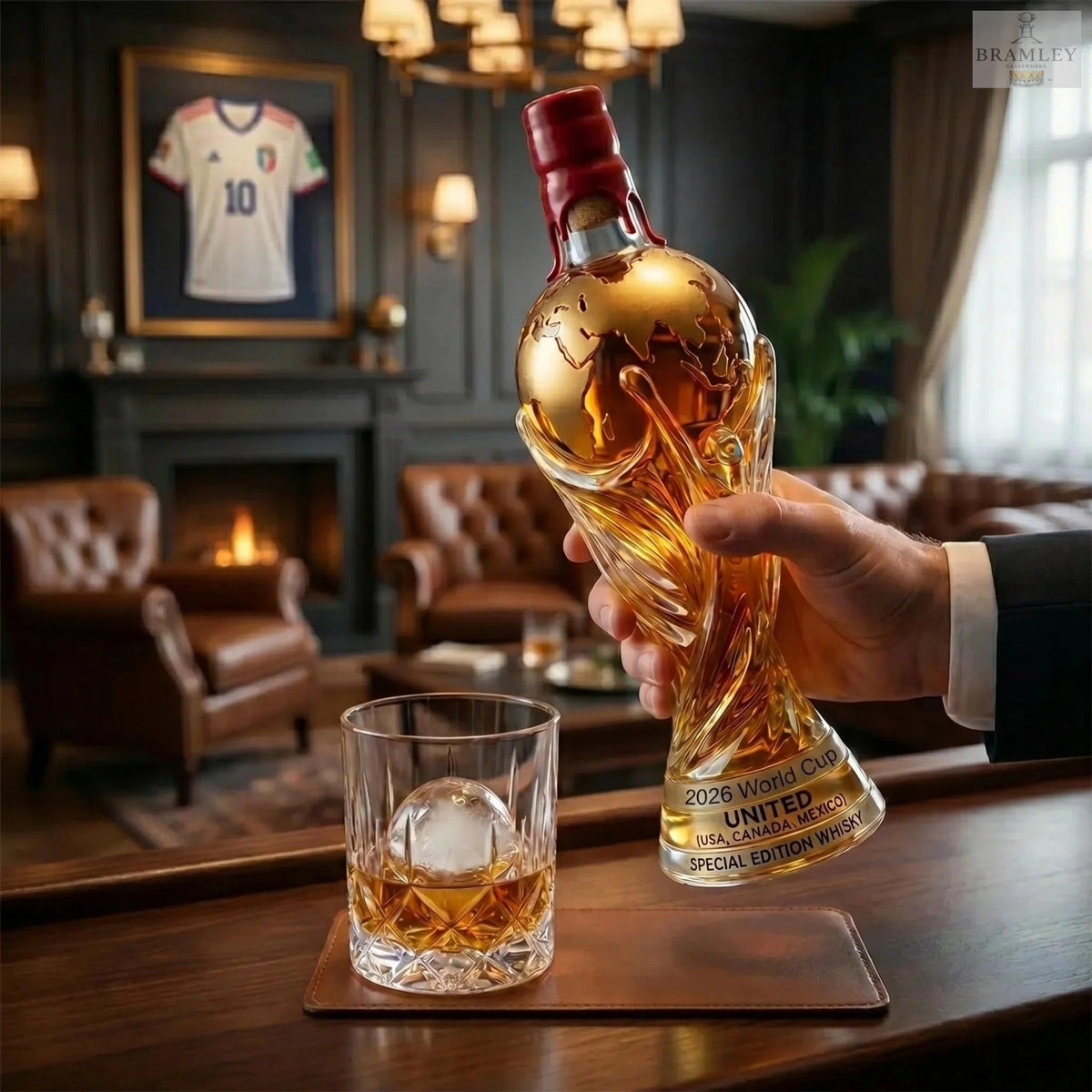 2026 World Cup Trophy Whisky Decanter