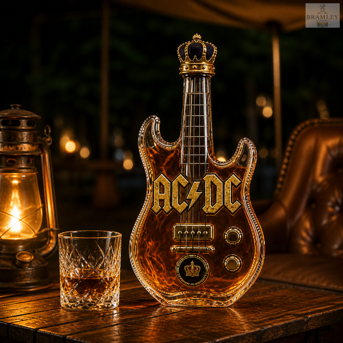 AC/DC Guitar Whisky Decanter