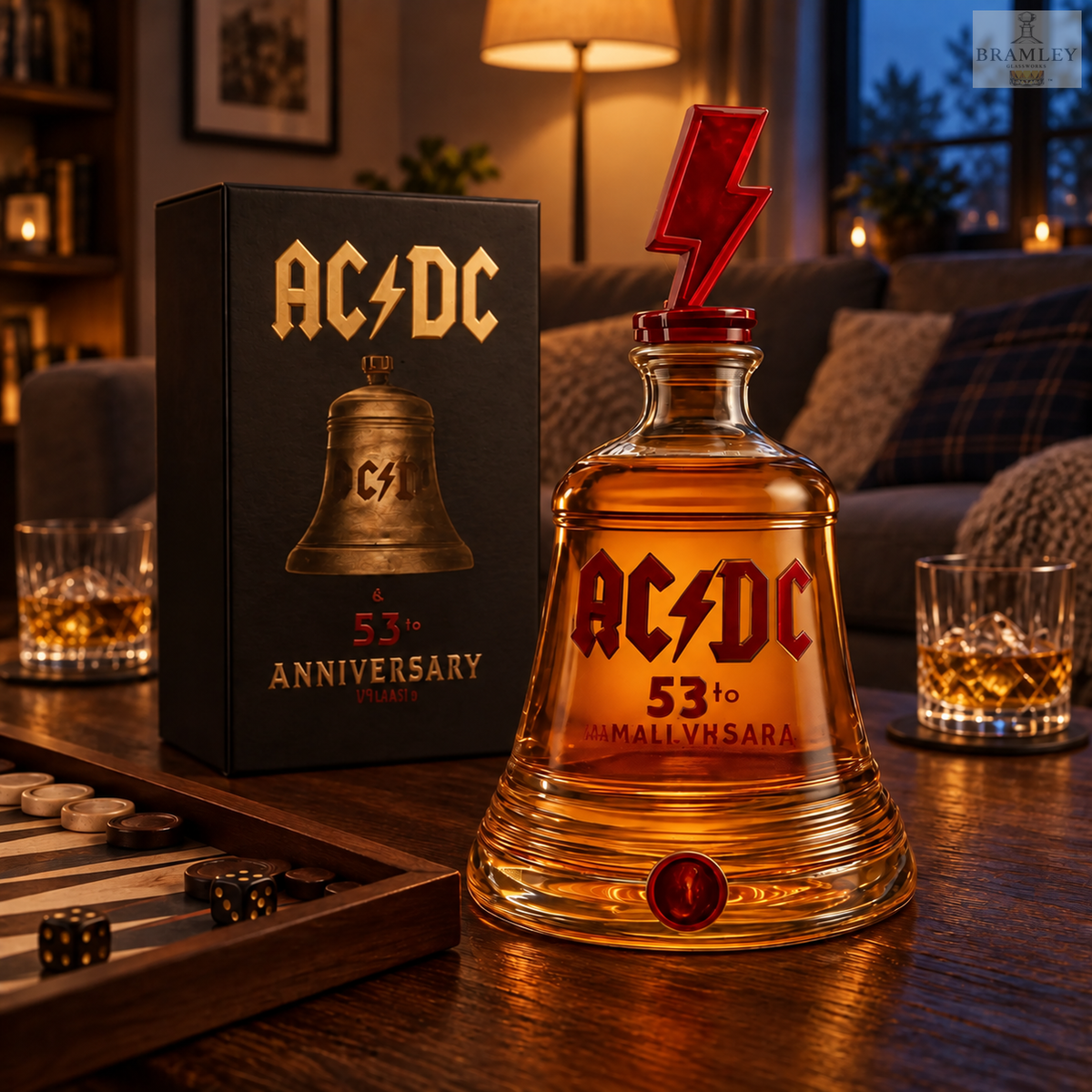 AC/DC Hells Bells Whisky Decanter