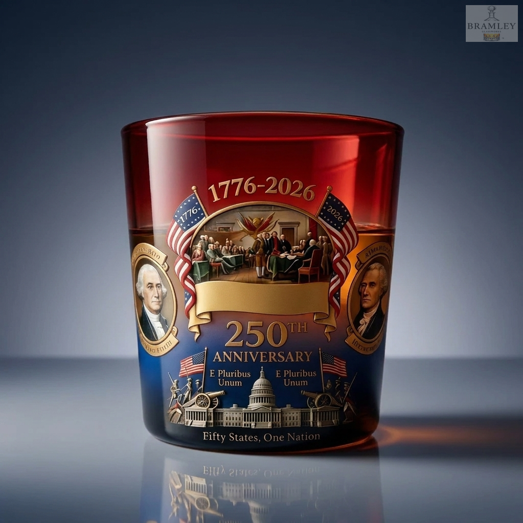 America 250th Anniversary Whisky Decanter & Glass Set