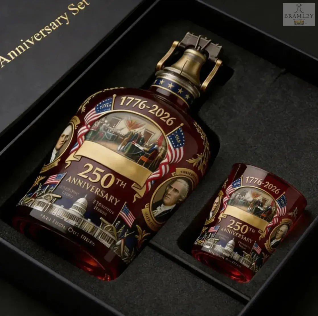 America 250th Anniversary Whisky Decanter & Glass Set