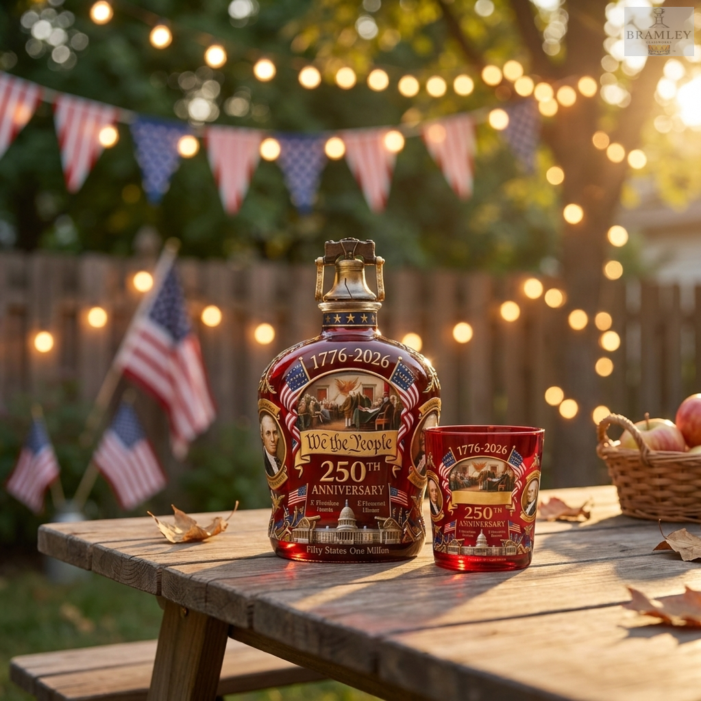 America 250th Anniversary Whisky Decanter & Glass Set