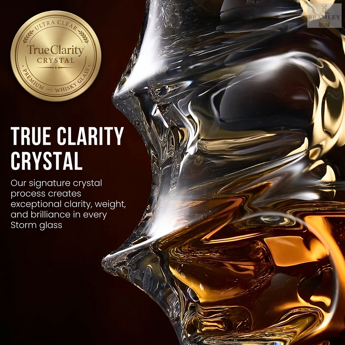 Arashi Japanese Crystal Whisky Glass