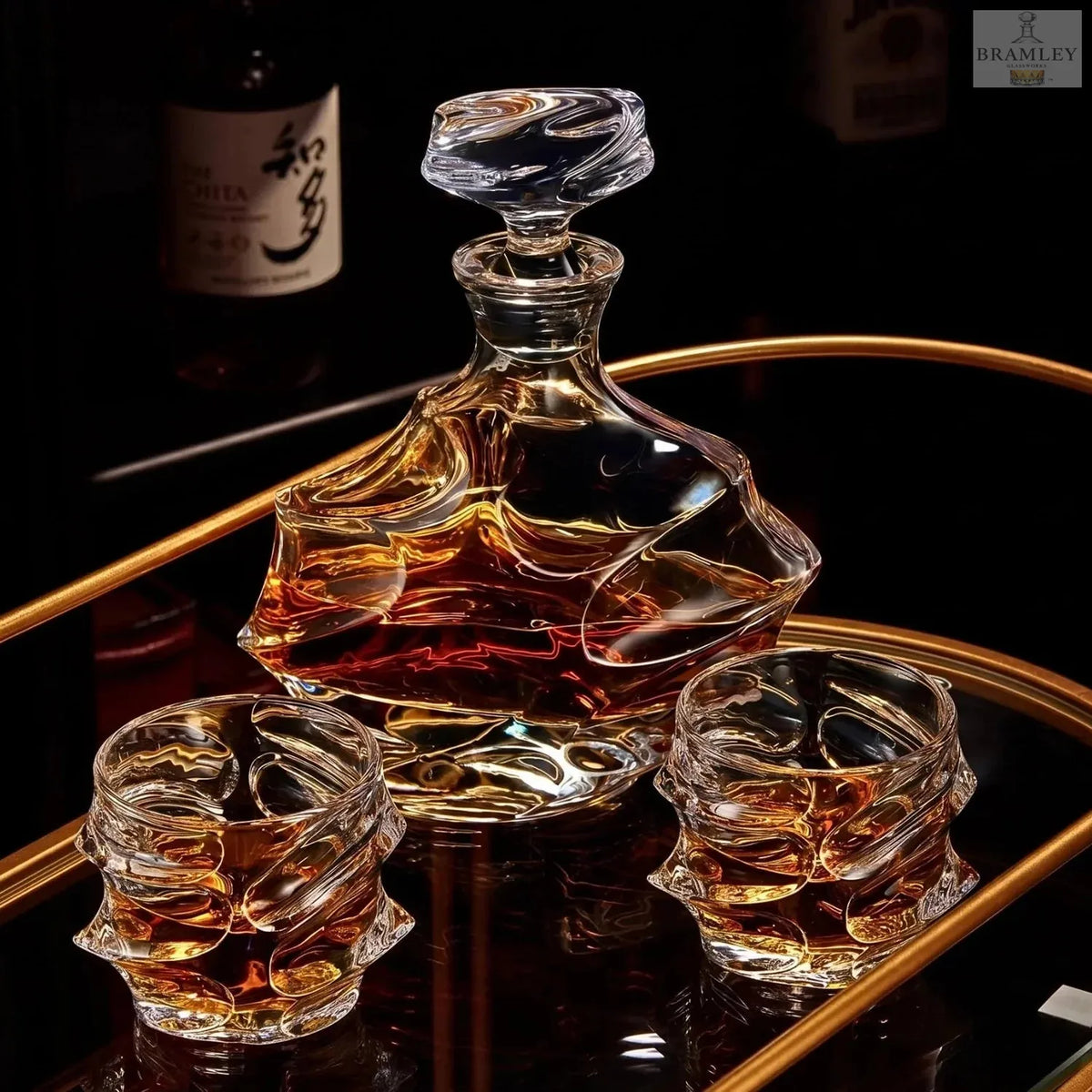 Arashi Japanese Crystal Whisky Glass