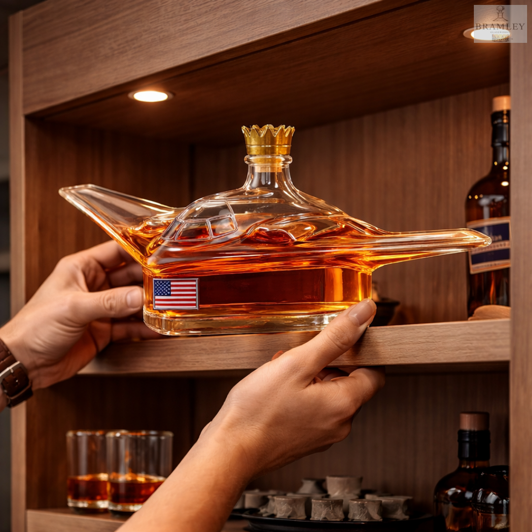 B-2 Stealth Bomber Whisky Decanter