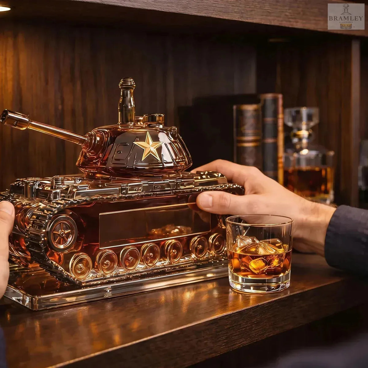 Battle Tank Whisky Decanter