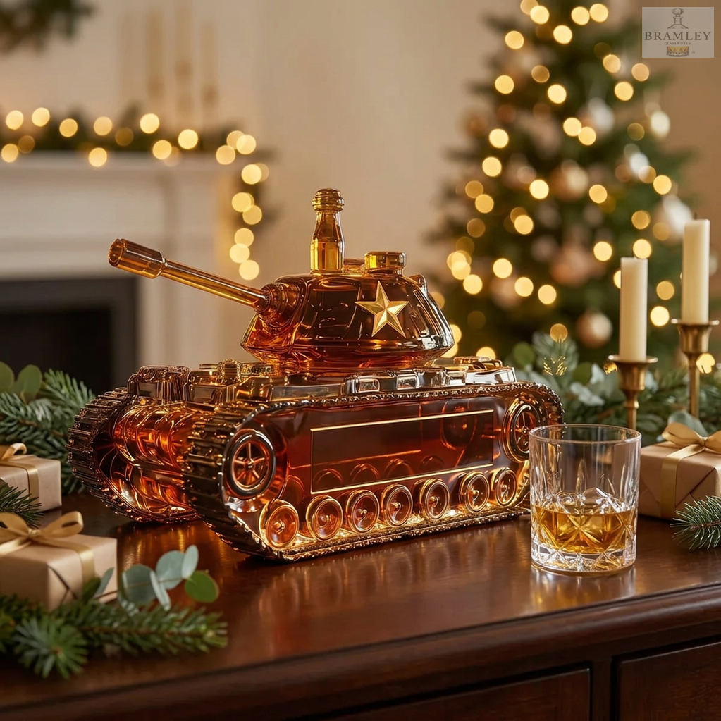 Battle Tank Whisky Decanter