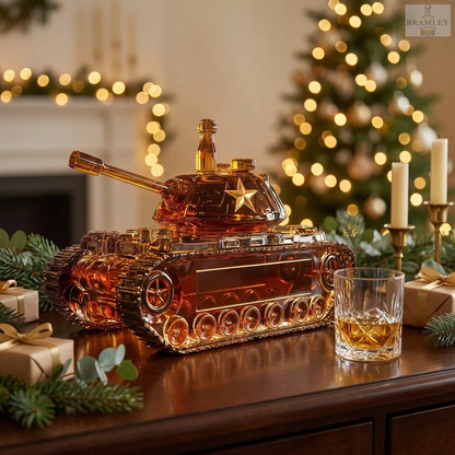 Battle Tank Whisky Decanter