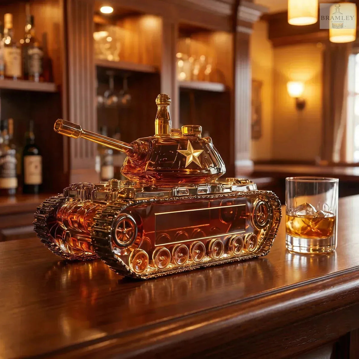 Battle Tank Whisky Decanter