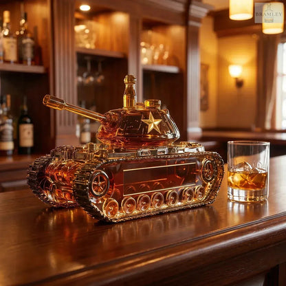 Battle Tank Whisky Decanter