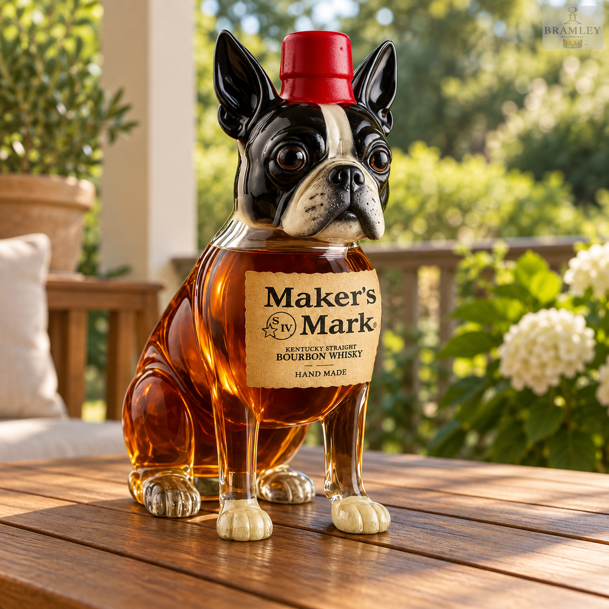 Boston Terrier Whisky Decanter