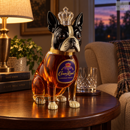 Boston Terrier Whisky Decanter