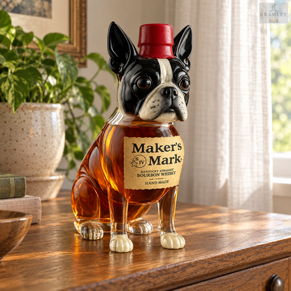 Boston Terrier Whisky Decanter