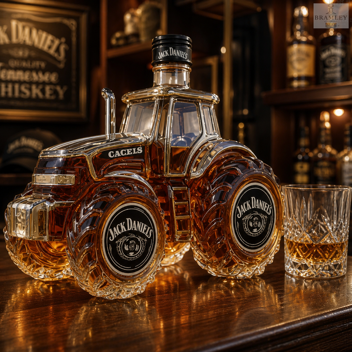 Case IH Tractor Whisky Decanter