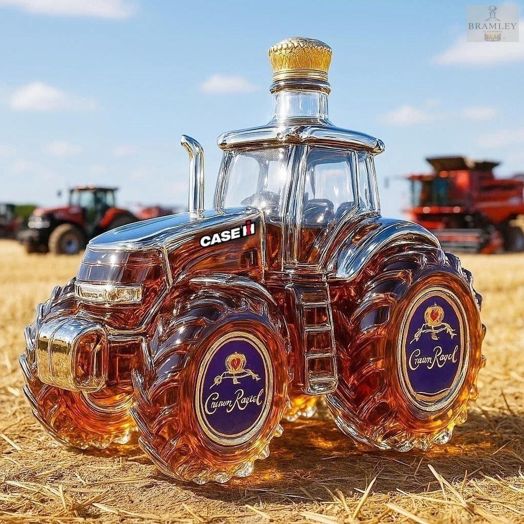 Case IH Tractor Whisky Decanter