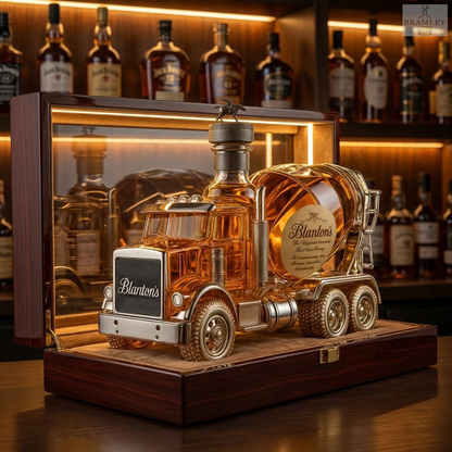 Cement Mixer Truck Whisky Decanter