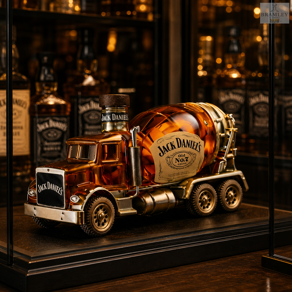 Cement Mixer Truck Whisky Decanter