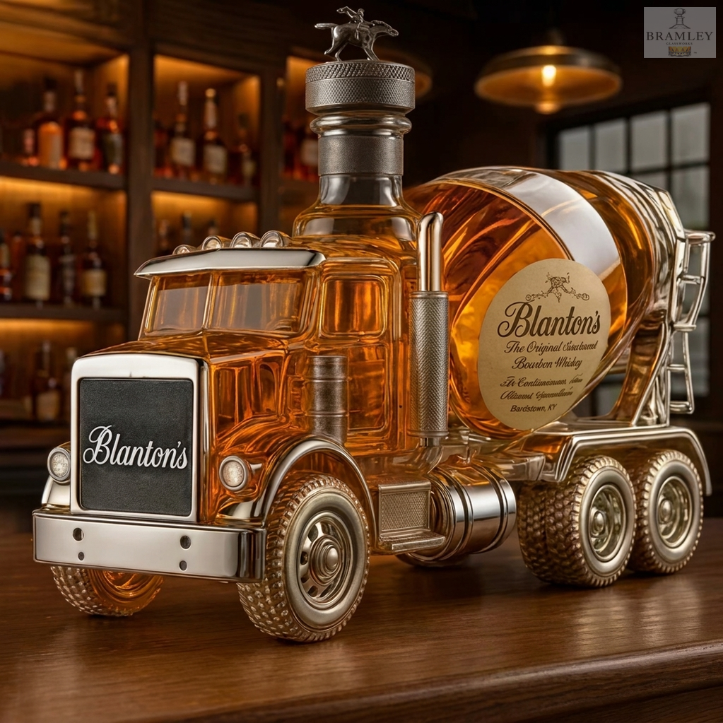 Cement Mixer Truck Whisky Decanter