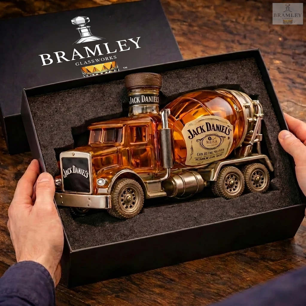 Cement Mixer Truck Whisky Decanter