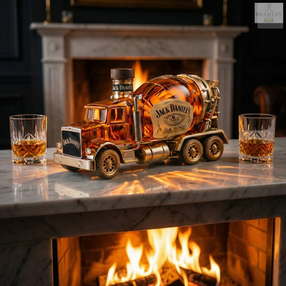 Cement Mixer Truck Whisky Decanter