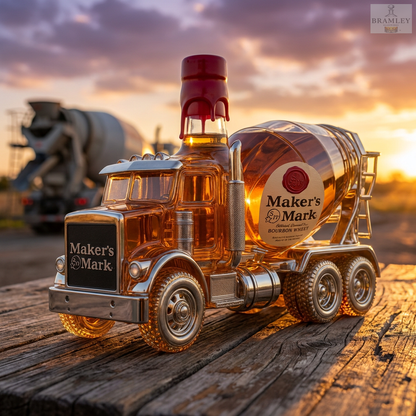 Cement Mixer Truck Whisky Decanter