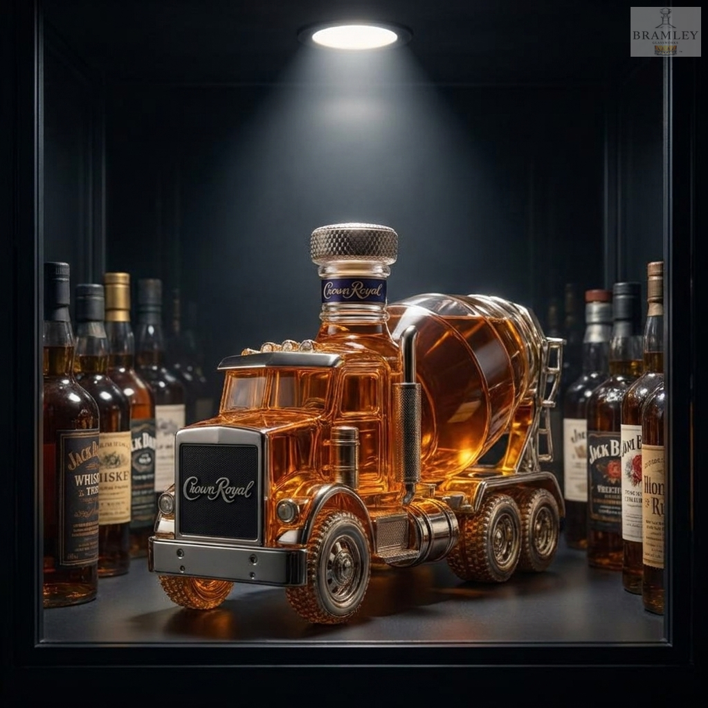 Cement Mixer Truck Whisky Decanter