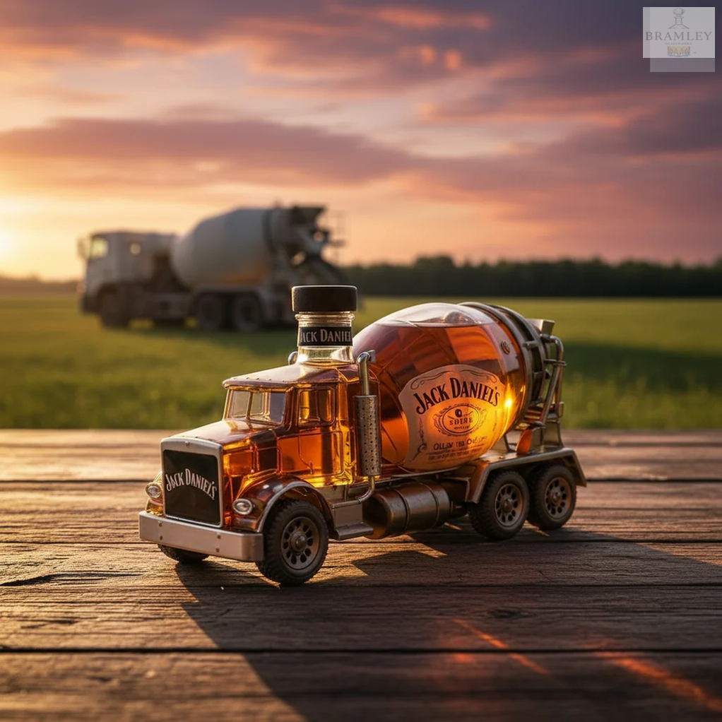 Cement Mixer Truck Whisky Decanter