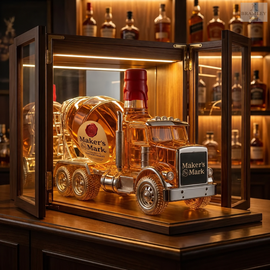 Cement Mixer Truck Whisky Decanter