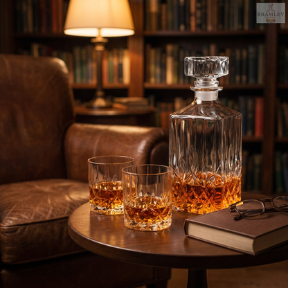 Classic Whisky Decanter & Glasses Set