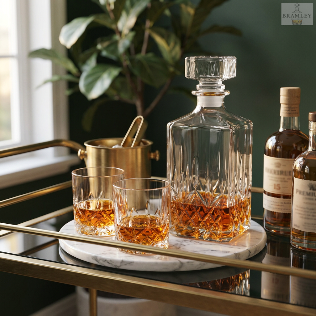 Classic Whisky Decanter & Glasses Set