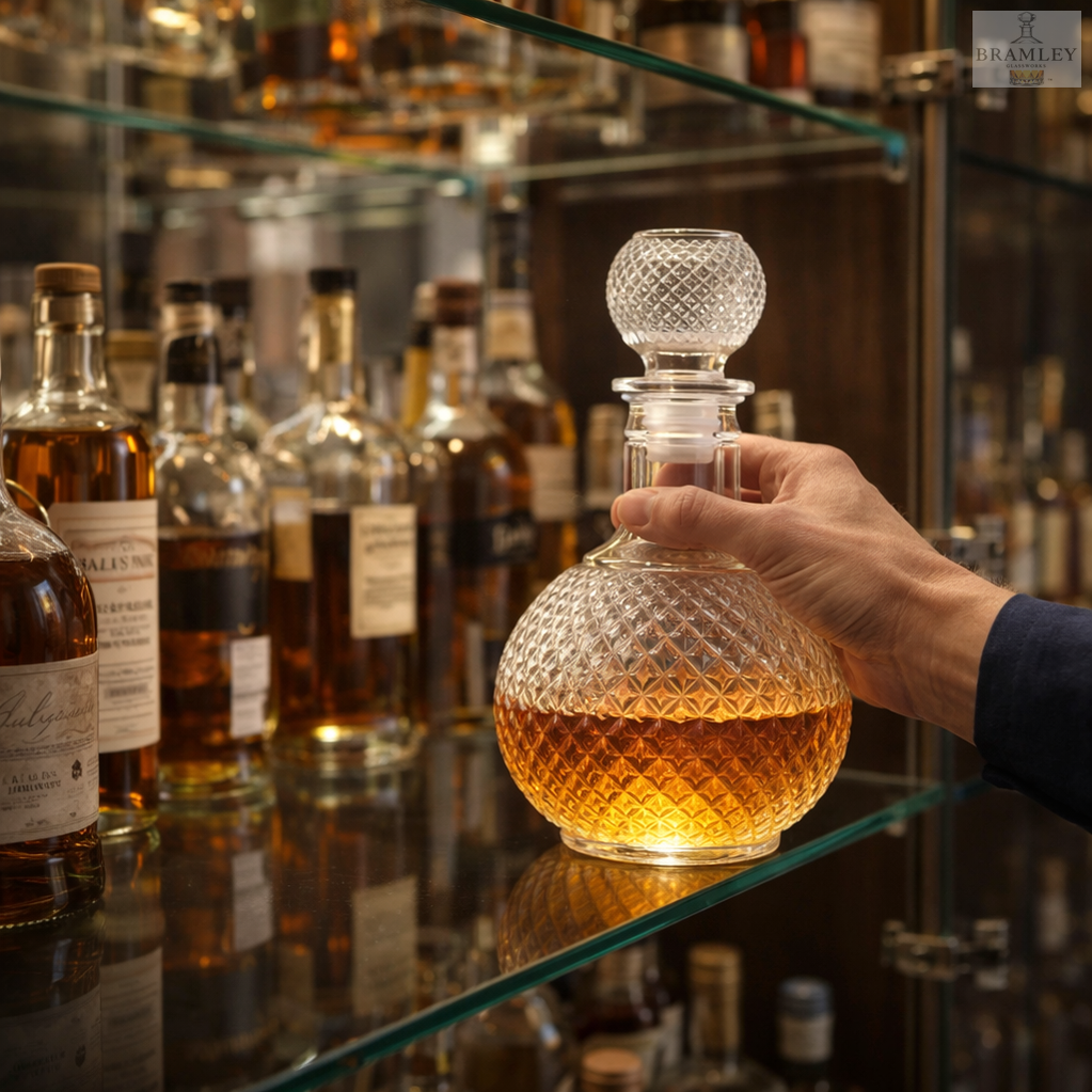Diamond Cut Whisky Decanter