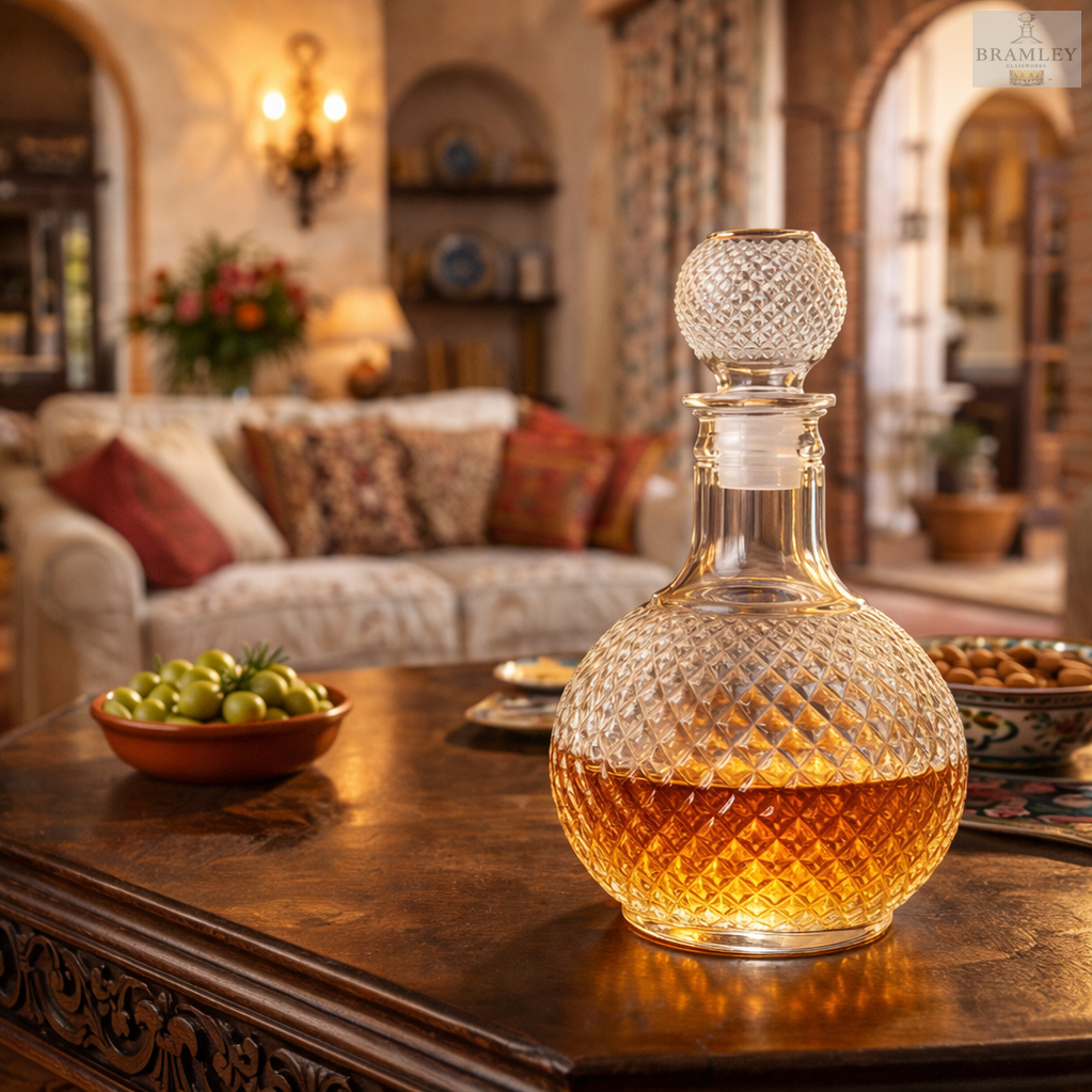 Diamond Cut Whisky Decanter