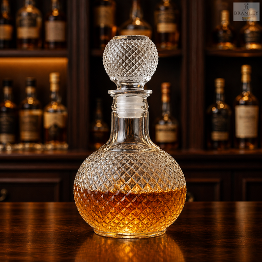 Diamond Cut Whisky Decanter