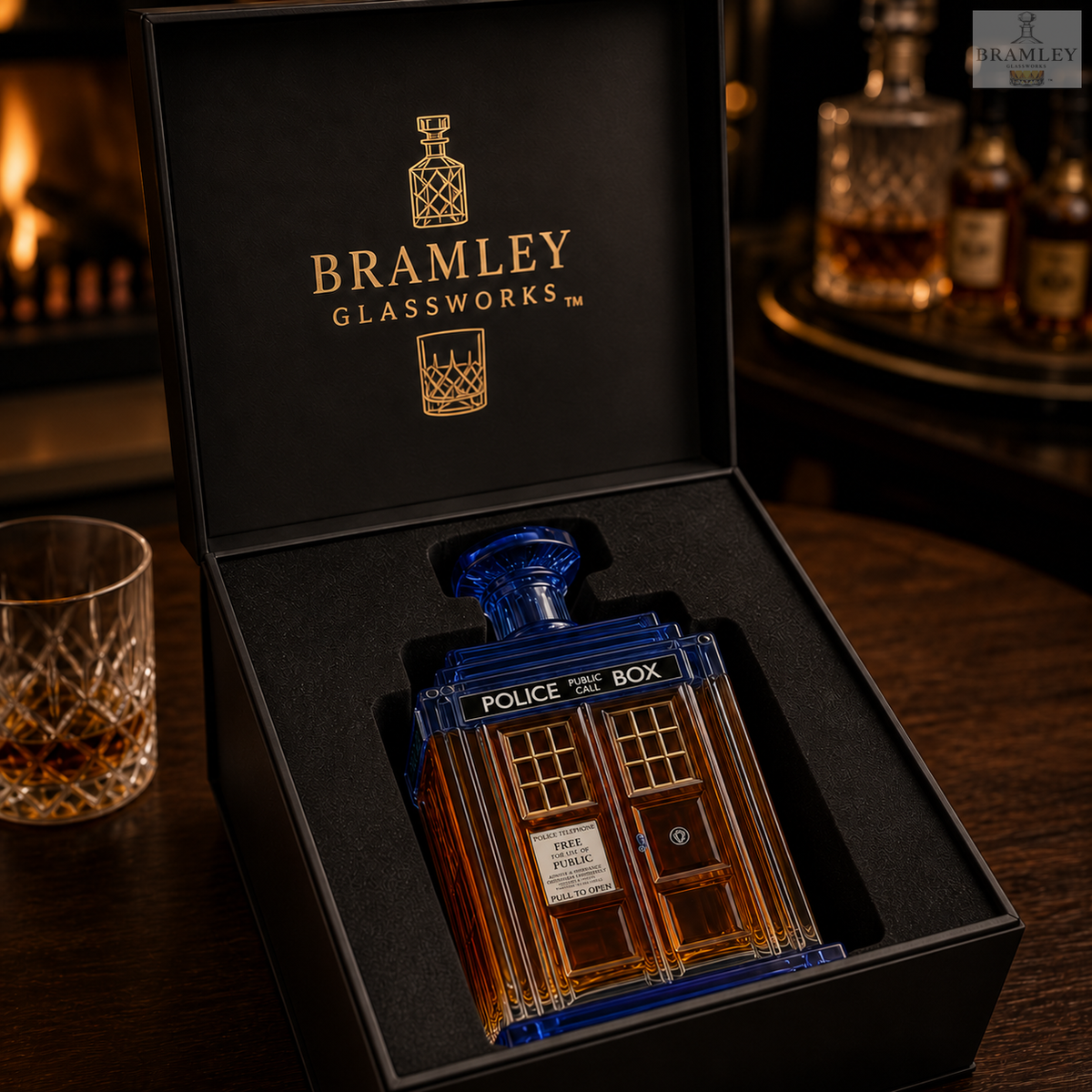Doctor Who Police Box Whisky Decanter