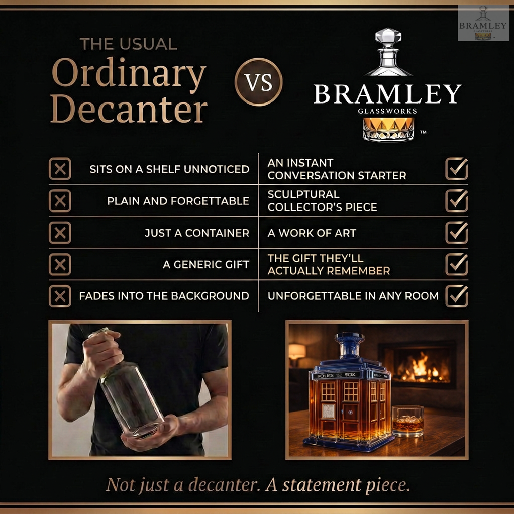 Doctor Who Police Box Whisky Decanter