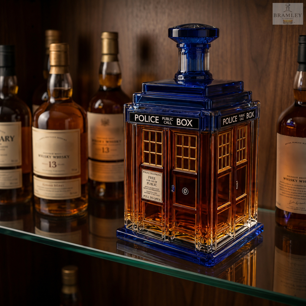 Doctor Who Police Box Whisky Decanter