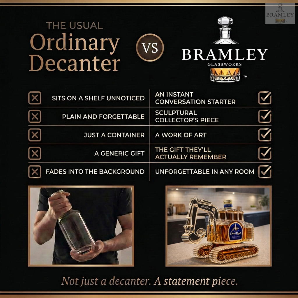 Excavator Whisky Decanter