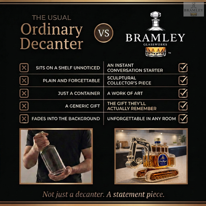 Excavator Whisky Decanter