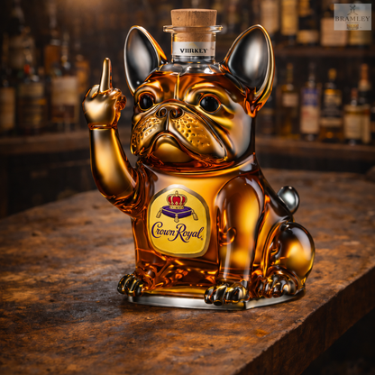 French Bulldog Whisky Decanter