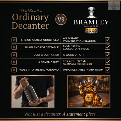 French Bulldog Whisky Decanter