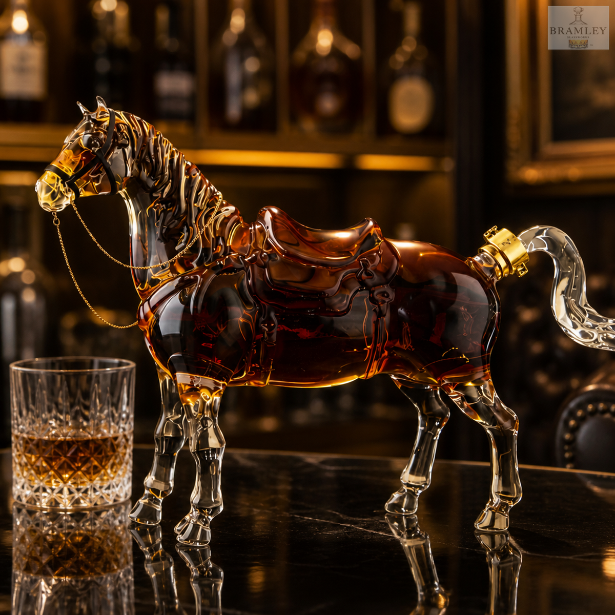 Horse Whisky Decanter