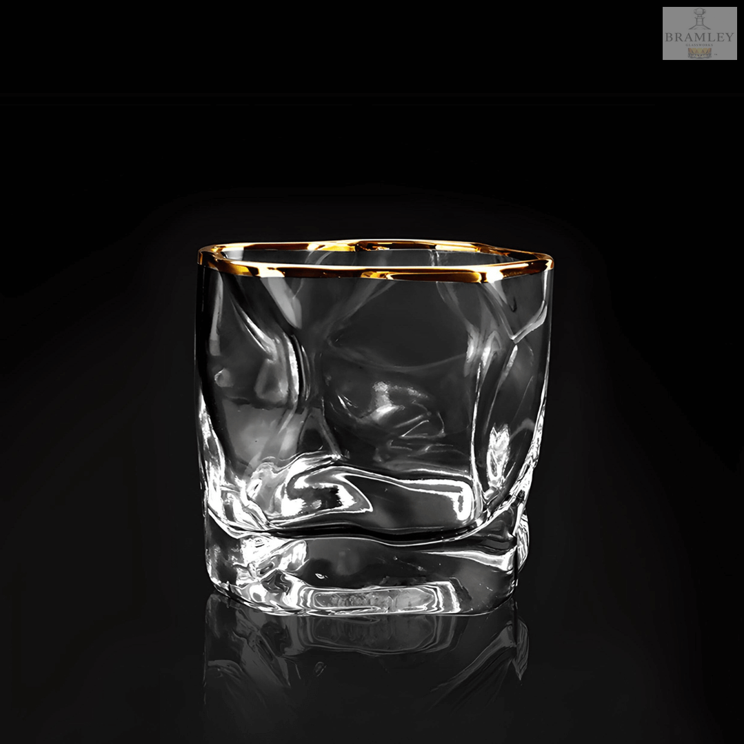 Hoshi Gold Japanese Crystal Whisky Glass
