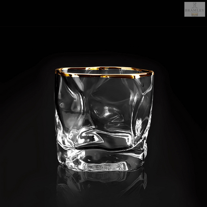 Hoshi Gold Japanese Crystal Whisky Glass
