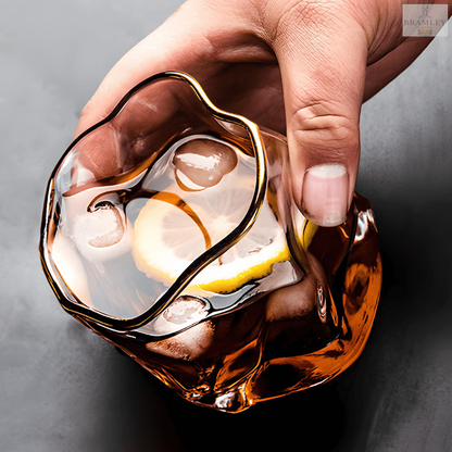 Hoshi Gold Japanese Crystal Whisky Glass