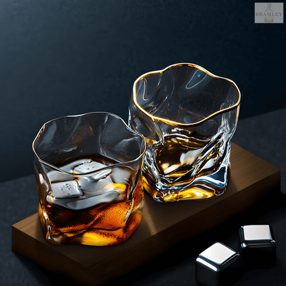 Hoshi Gold Japanese Crystal Whisky Glass