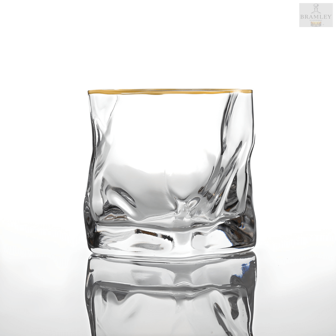 Hoshi Gold Japanese Crystal Whisky Glass