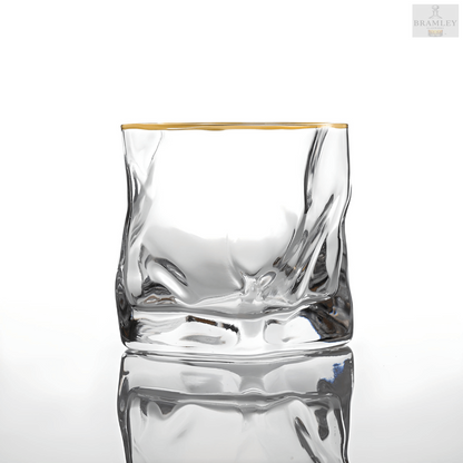 Hoshi Gold Japanese Crystal Whisky Glass